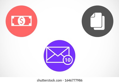 Mail icon line vector. Symbol of communication or message, envelope with trendy flat line style icon for web Mail icon line vector , logo, app, UI design.