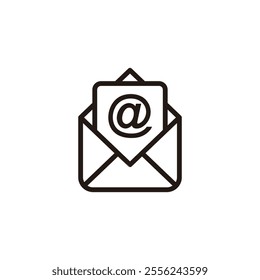 Mail icon logo design. email sign and symbol. E-mail icon. Envelope icon