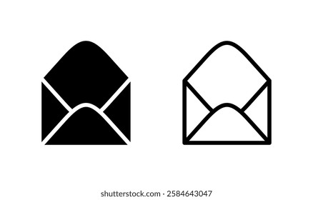 Mail icon logo design. email sign and symbol. E-mail icon. Envelope icon