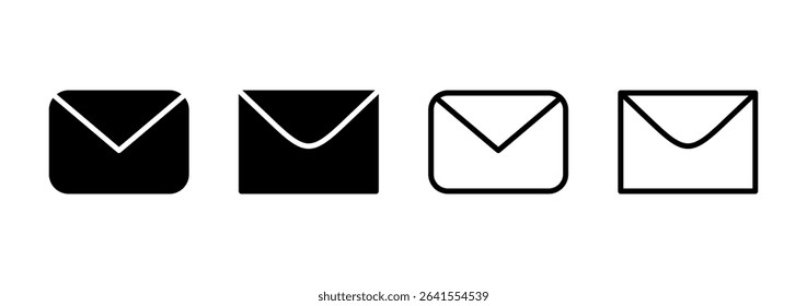 Mail icon logo design. email sign and symbol. E-mail icon. Envelope icon