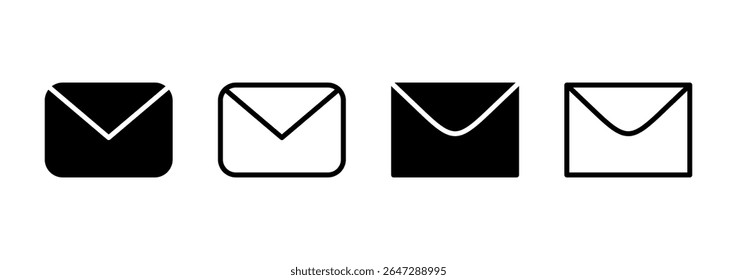 Ícone de email logotipo design. sinal de email e símbolo. Ícone de email. Ícone Envelope