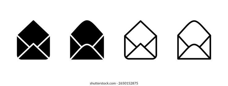Ícone de email logotipo design. sinal de email e símbolo. Ícone de email. Ícone Envelope