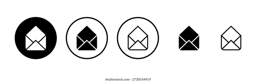 Logo-Design für E-Mail-Symbole. E-Mail-Zeichen und -Symbol. E-Mail-Symbol. Umschlagsymbol