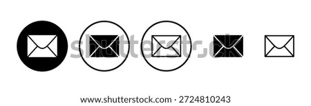 Mail icon logo design. email sign and symbol. E-mail icon. Envelope icon