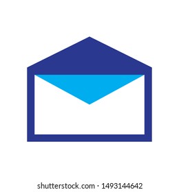mail icon logo vector design