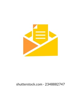 Mail icon logo vector design