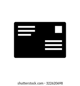 Mail icon. Message button