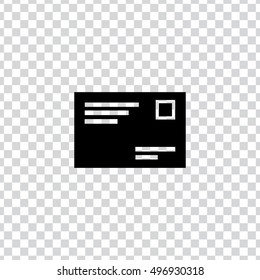 Mail icon. Message button