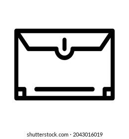 Mail Icon, Message Icon and Email Icon – Black and White