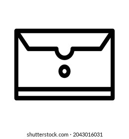 Mail Icon, Message Icon and Email Icon – Black and White
