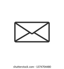 Mail Icon. Message Illustration As A Simple Vector Sign & Trendy Symbol for Design and Websites, Presentation or Mobile Application.