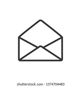 Mail Icon. Message Illustration As A Simple Vector Sign & Trendy Symbol for Design and Websites, Presentation or Mobile Application.