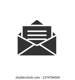 Mail Icon. Message Illustration As A Simple Vector Sign & Trendy Symbol for Design and Websites, Presentation or Mobile Application.