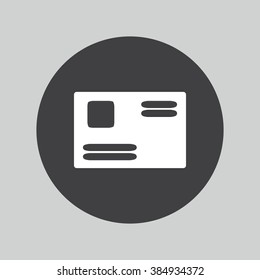 Mail icon. Message sign