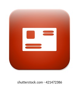 Mail icon. Message sign
