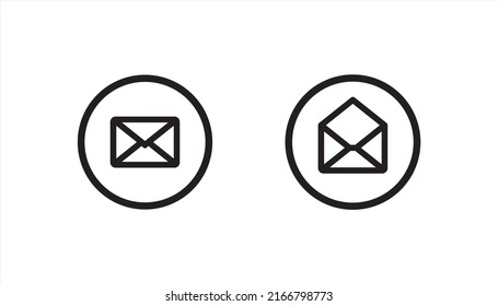 Mail icon. Message sign. Envelope Icon vector illustration
