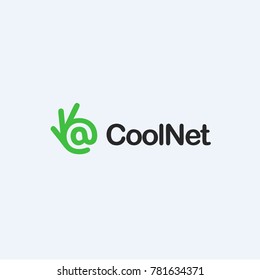 Mail icon. Ok symbol, Okay vector logo, mailbox, network.