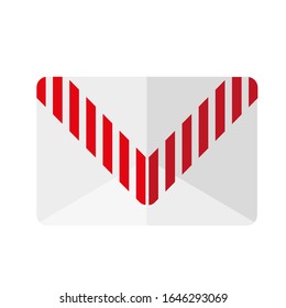 mail icon on white background