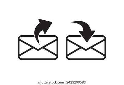 icono de correo electrónico en fondo blanco