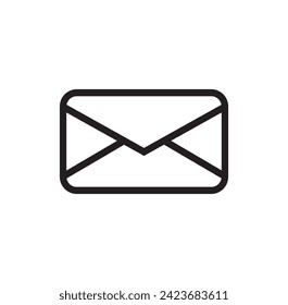 icono de correo electrónico en fondo blanco