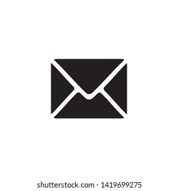 Mail icon. Online postal sign