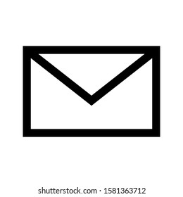 Mail icon. Online postal sign. vector illustration on white background. editable icon