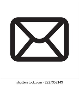Icono de correo con estilo de esquema