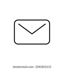 Mail icon Outline vector for web ui