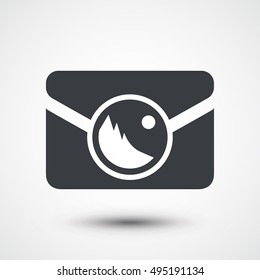 Mail icon with picture