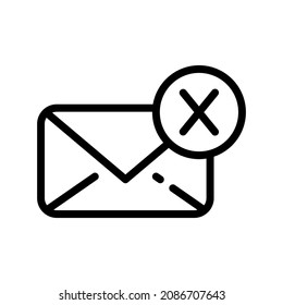 Mail icon. Send message pictogram for web. Line stroke vector eps10. Simple logo symbol isolated on white background. Outline icon 