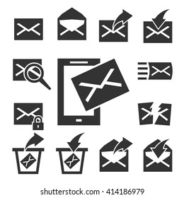 mail icon set