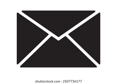 Conjunto de iconos de correo. Iconos de correo electrónico y cartas. Ilustración vectorial.