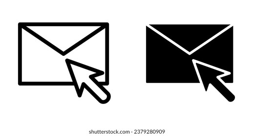 Mail icon set. email icon vector. E-mail icon. Envelope illustration