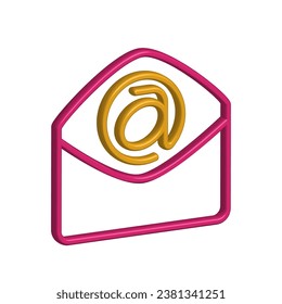 Mail icon set. email icon vector. E-mail icon. Envelope illustration