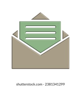 Mail icon set. email icon vector. E-mail icon. Envelope illustration