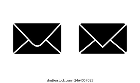 Mail icon set. email icon vector. E-mail icon. Envelope illustration