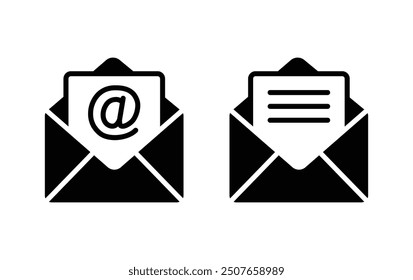 Mail icon set. email icon vector. E-mail icon