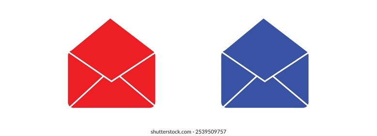 Ícone de email definido. ícone de email vetor. Ícone de email. Ilustração do envelope. Ilustração vetorial .