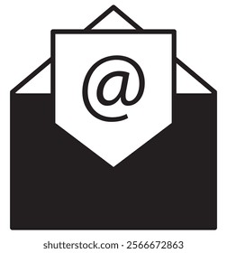 Mail icon set. email icon vector.  flat thin e-mail pictogram on white background. send mail message line sign, design eps 10