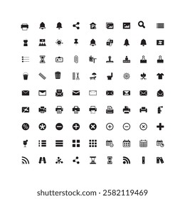 Mail icon set. email icon vector. E-mail icon. 