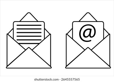 Ícone de email definido. ícone de email vetor. Ícone de email.