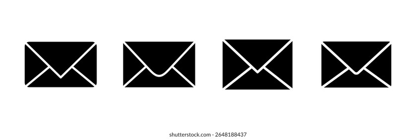 Ícone de email definido. ícone de email vetor. Ícone de email. Ilustração do envelope