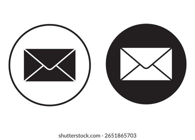 Ícone de email definido. ícone de email vetor. Ícone de email.