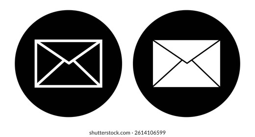 mail icon set. email icon for web design.
