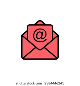 Mail icon set illustration. email sign and symbol. E-mail icon. Envelope icon
