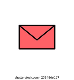 Mail icon set illustration. email sign and symbol. E-mail icon. Envelope icon