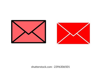 Mail icon set illustration. email sign and symbol. E-mail icon. Envelope icon