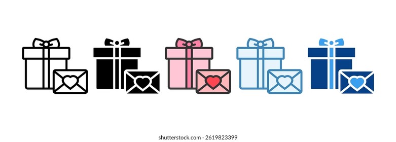 Mail Icon Set Multiple Style Collection