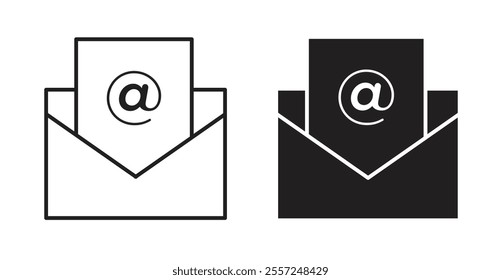 Mail Icon set. vector illustration set
