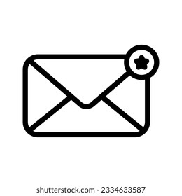 Mail icon. sign for mobile concept and web design. vector illustration